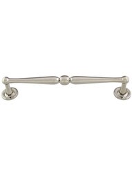 Atherton II Cabinet Pull with Plain Footplates - 8" Center-to-Center